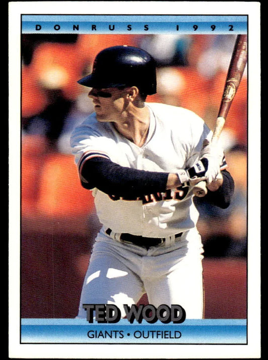 1992 Donruss Edward Robert Wood Jr. Baseball Card #681