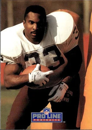 1991 NFL Pro Line Live Leroy Hoard Football Card #62