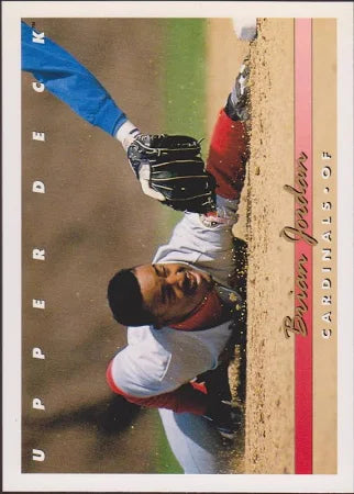1993 Upper Deck Brian Jordan Baseball Card #596