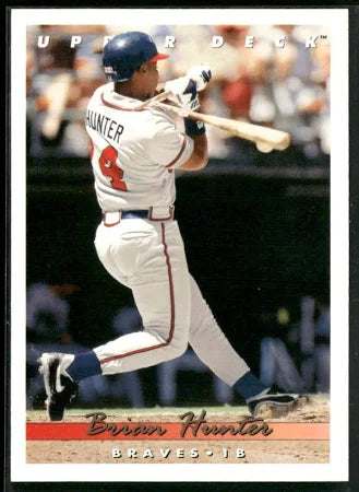 1993 Upper Deck Brian Hunter Baseball Card #582