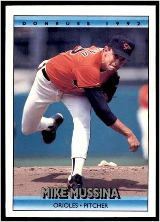 1992 Donruss Michael Cole Mussina Baseball Card #632