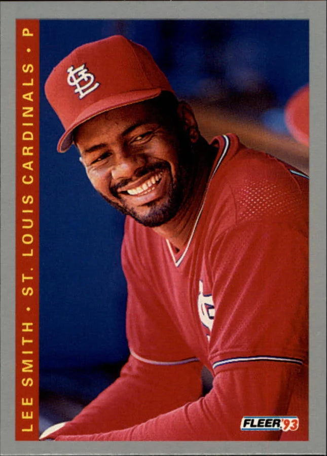 1993 Fleer Lee Smith Baseball Card #133