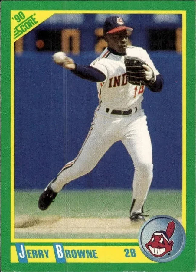1990 Score Jerry Browne Baseball Card #52