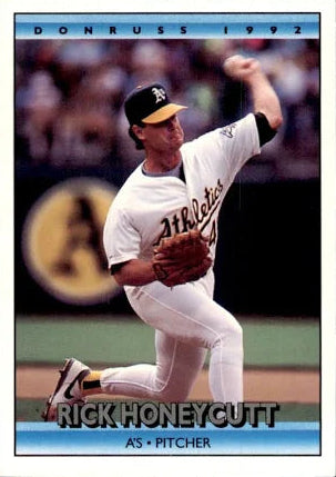 1992 Donruss Freerick Wayne Honeycutt Baseball Card #269