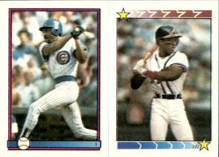 1989 Topps Super Star Stickers Julio Franco Baseball Card #4