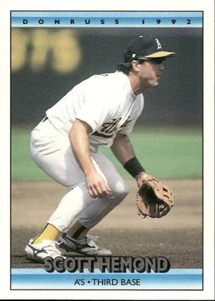 1992 Donruss Scott Matthew Hemond Baseball Card #637