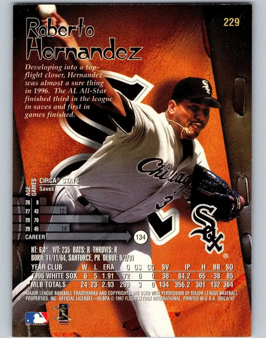 1997 Fleer Roberto Hernandez Baseball Card #229