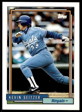 1992 Topps Kevin Seitzer Baseball Card #577
