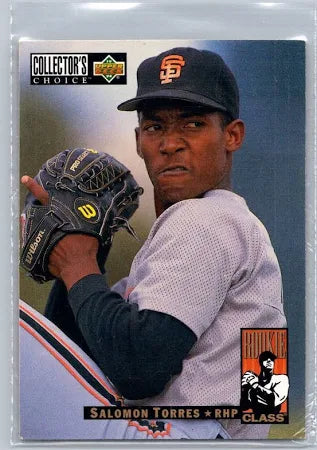 1993 Upper Deck Collectors Choice Rookie Class Salomon Torres Baseball Card #19