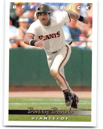 1993 Upper Deck Barry Bonds Baseball Card #567