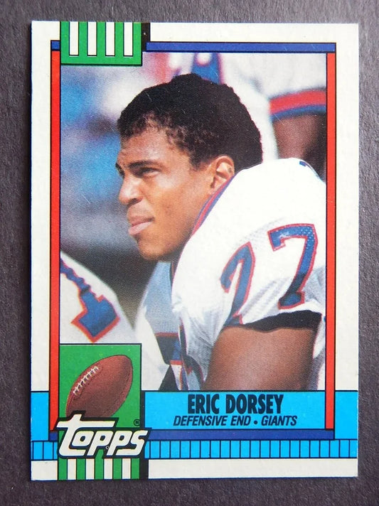 1990 Topps Eric Dorsey Football Card #58