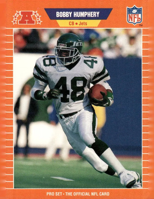 1989 NFL Pro Set Bobby Humphery Football Card #299