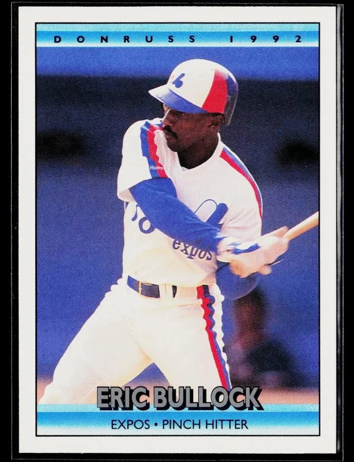 1992 Donruss Eric Jerald Bullock Baseball Card #683