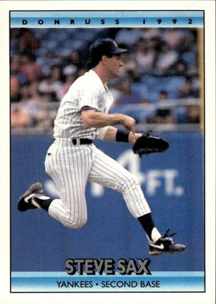 1992 Donruss Stephen Louis Sax Baseball Card #729