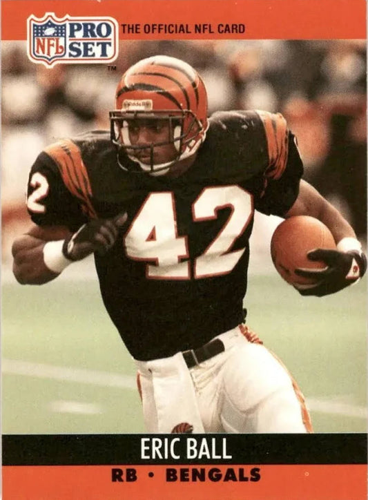 1990 NFL Pro Set Eric Ball Football Card #460