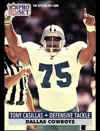 1991 NFL Pro Set Tony Casillas Football Card #820