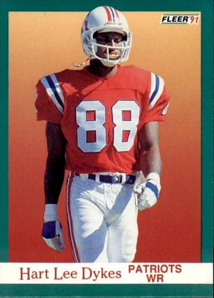 1991 Fleer Hart Lee Dykes Football Card #136